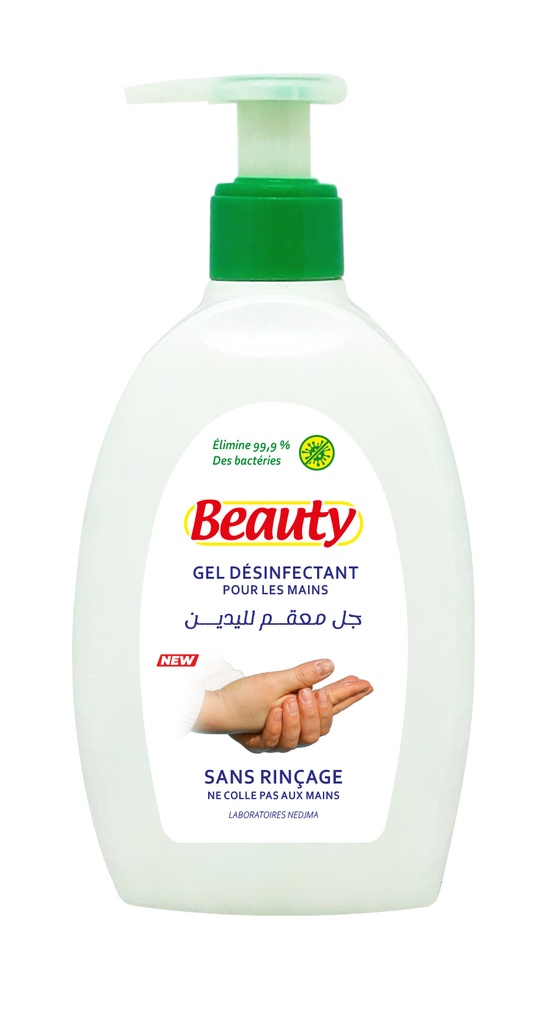 Gel Desinfectant Hydro Alcoolique Antibacterien Beauty 225 Ml
