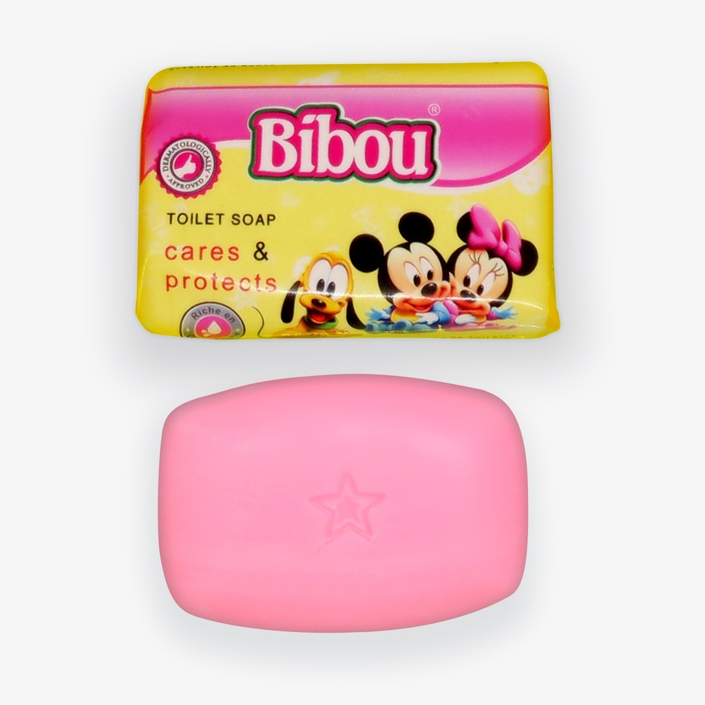 Savon Bibou 4 Ps 75 Gr Cares Et Protects (Jaune)