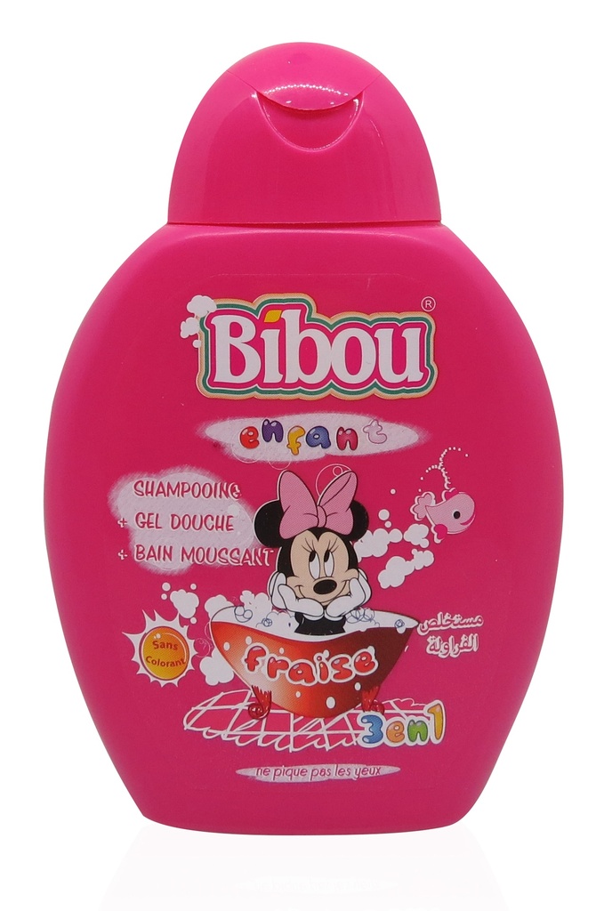Shampooing Bibou 280Ml Enfant Fraise 