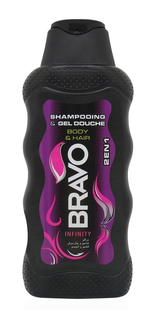 Gel Douche Bravo Corps Et Cheveux Infinity 300Ml