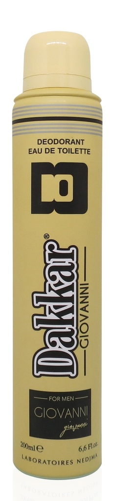 Deodorant Dakkar 200Ml Giovanni 