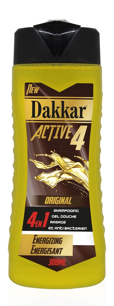 Shampooing Dakkar  Active 4 Original 300 Ml