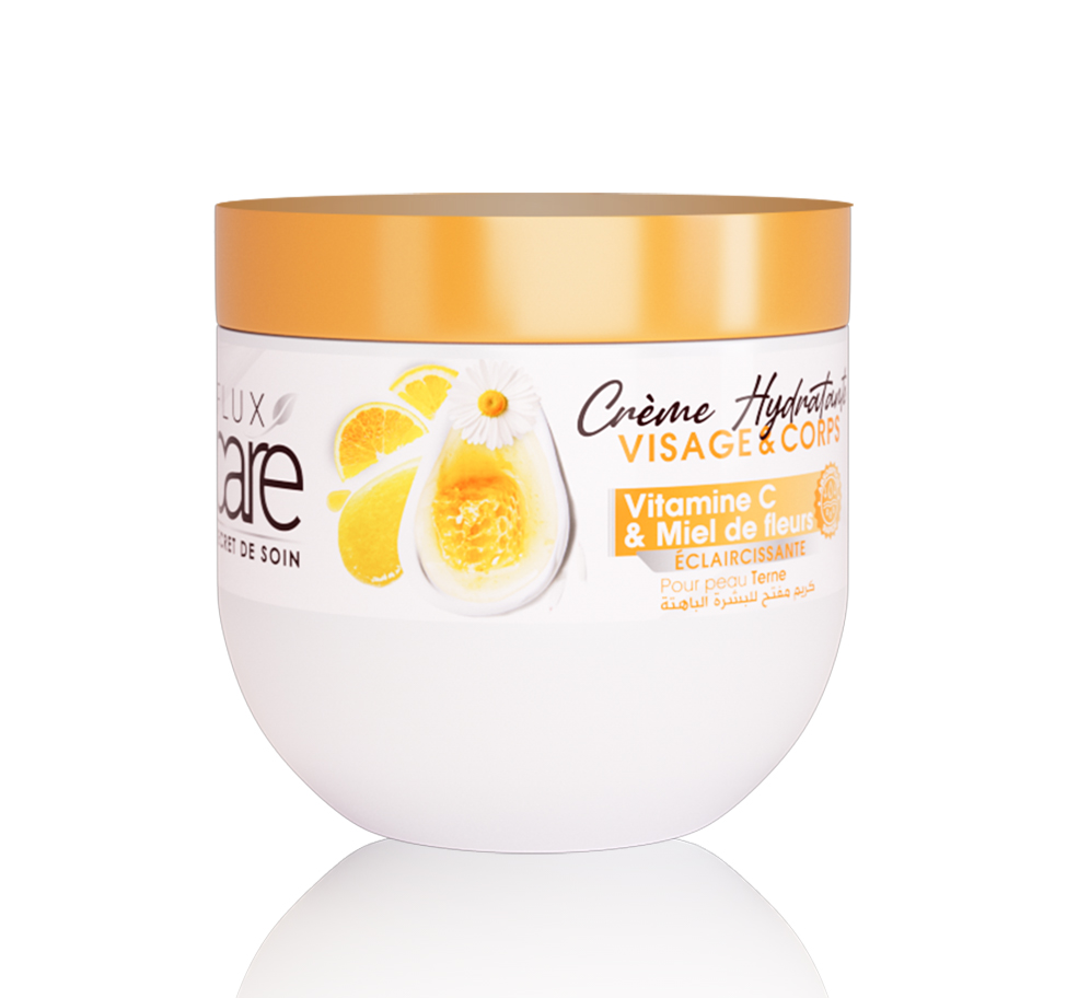 Creme Hydratante Corps Flux Care Vitamine C Et Miel De Fleur 370 Ml