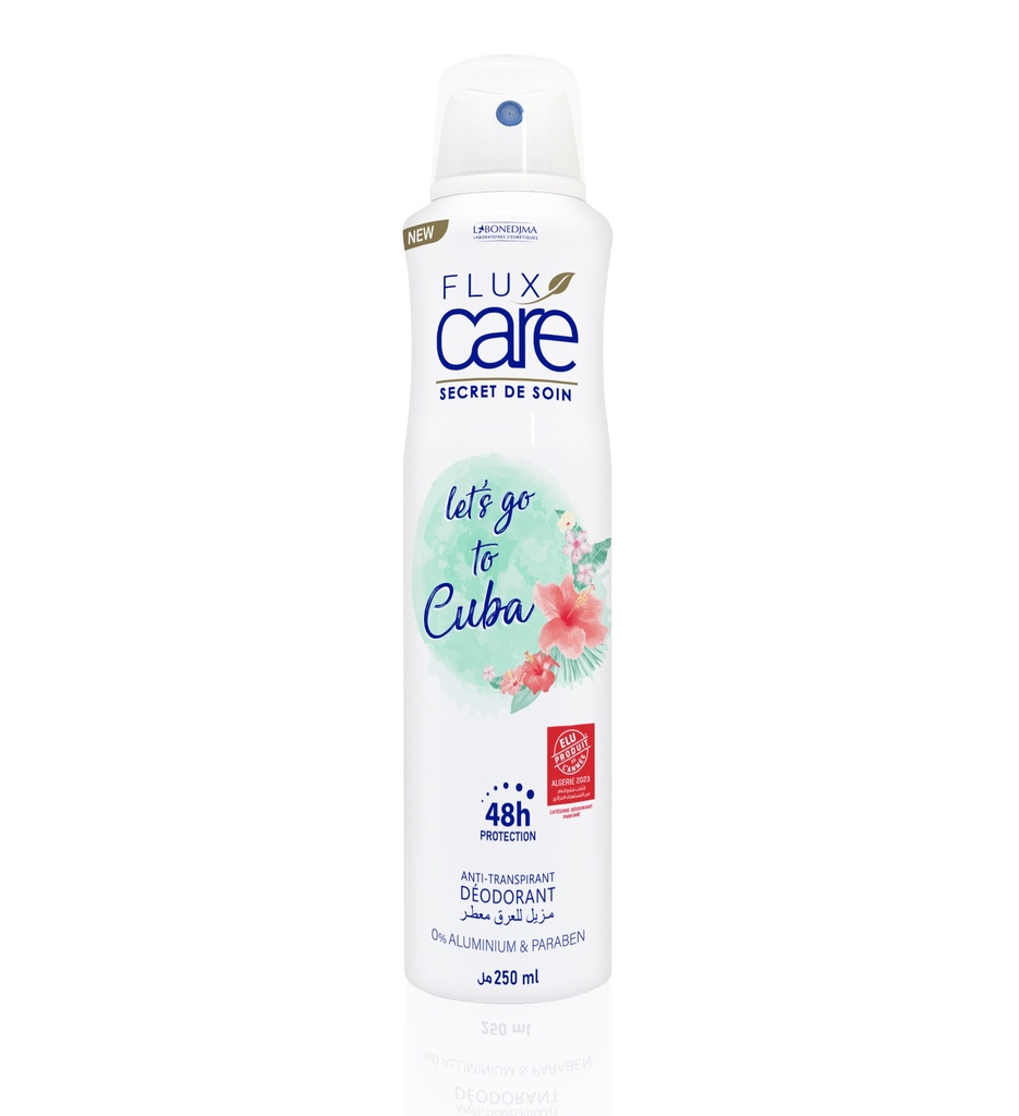 Deodorant Flux Care Let'S Go To Cuba 250 Ml
