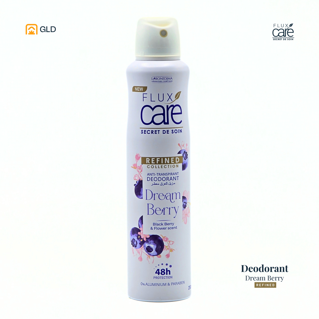 Deodorant Flux Care Refined Collection Dream Berry 250 Ml