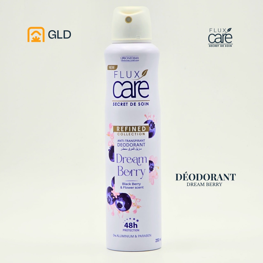 Deodorant Flux Care Refined Collection Dream Berry 250 Ml