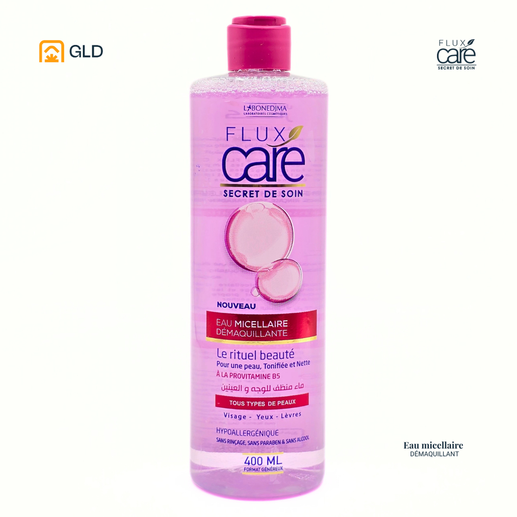 Eau Micellaire Demaquillante Flux Care 400Ml