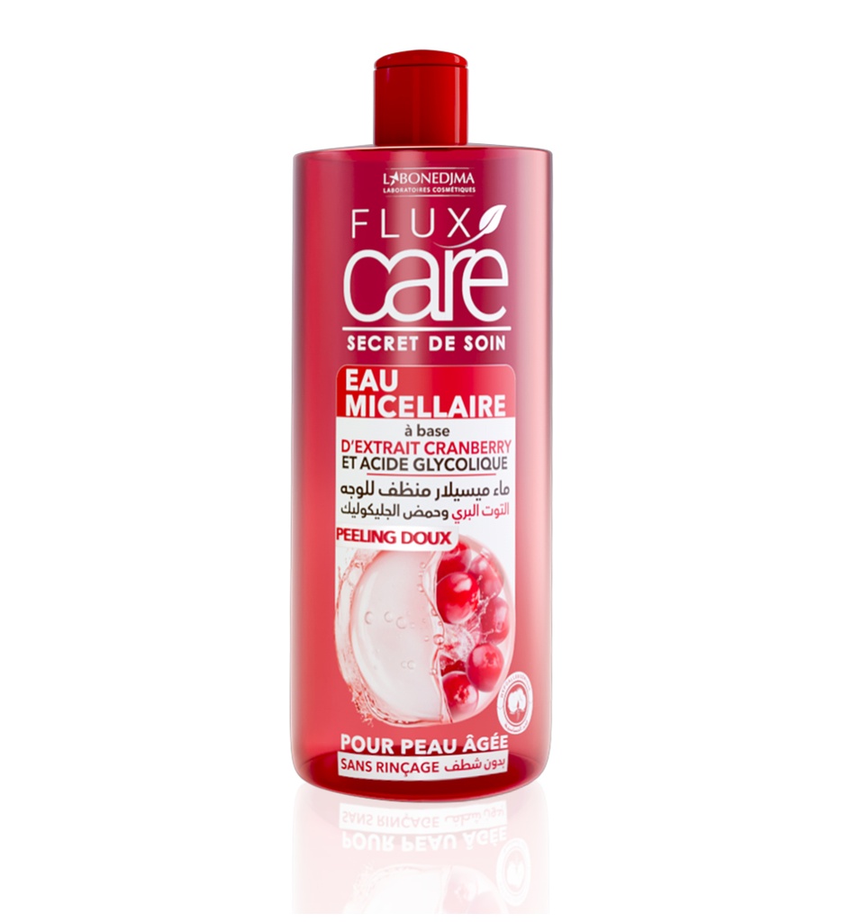 Eau Micellaire Flux Care Cranberry Et Acide Glycolique 295 Ml
