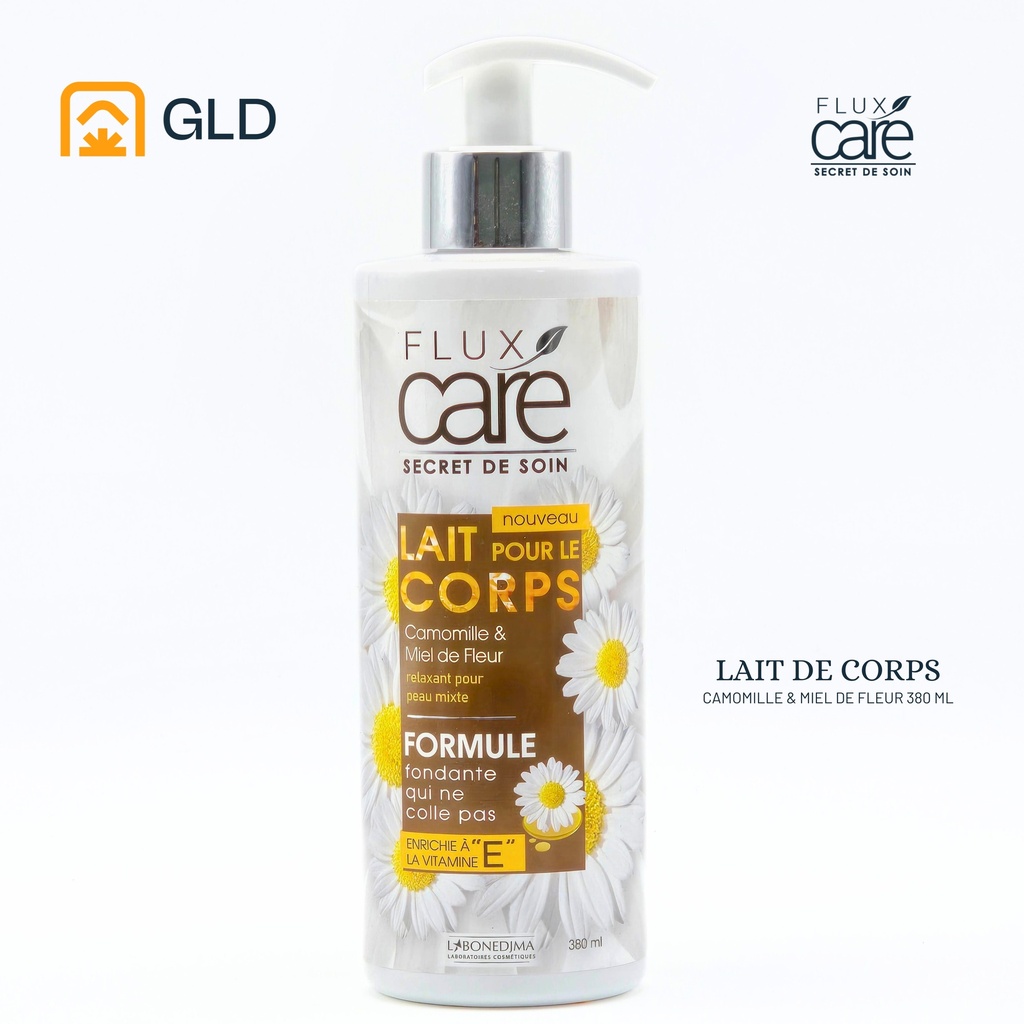 Lait Pour Le Corps 380 Ml FLUX Camomille Et Miel De Fleur A La Vitamine E