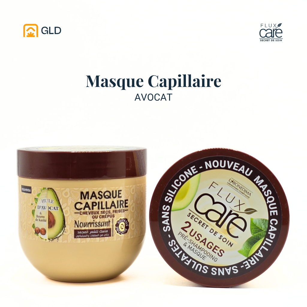 Masque Capillaire Flux Care Avocat Pot 370 Ml