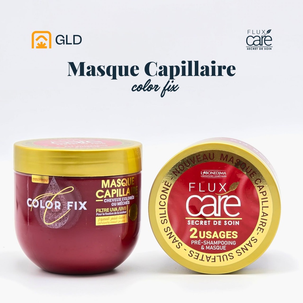 Masque Capillaire Flux Care Color Fix Pot 370 Ml