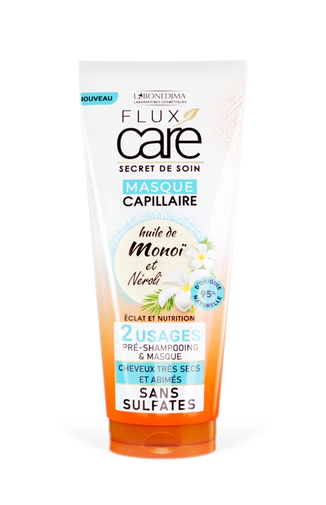 Masque Capillaire Flux Care Huile De Monoi Et Neroli Tube 200 Ml