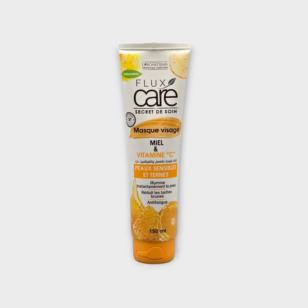 Masque Visage Flux Care Miel Et Vitamine C 150 Ml