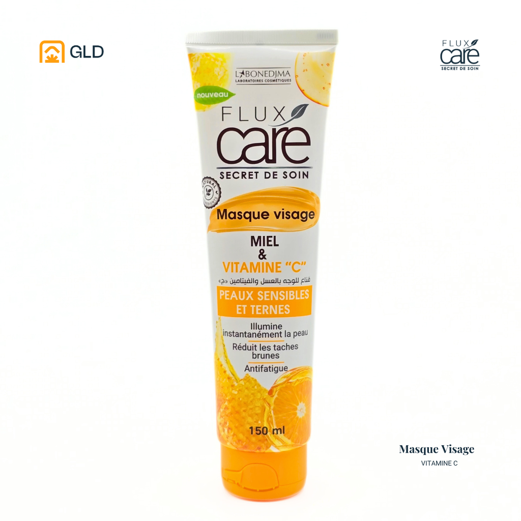Masque Visage Flux Care Miel Et Vitamine C 150 Ml