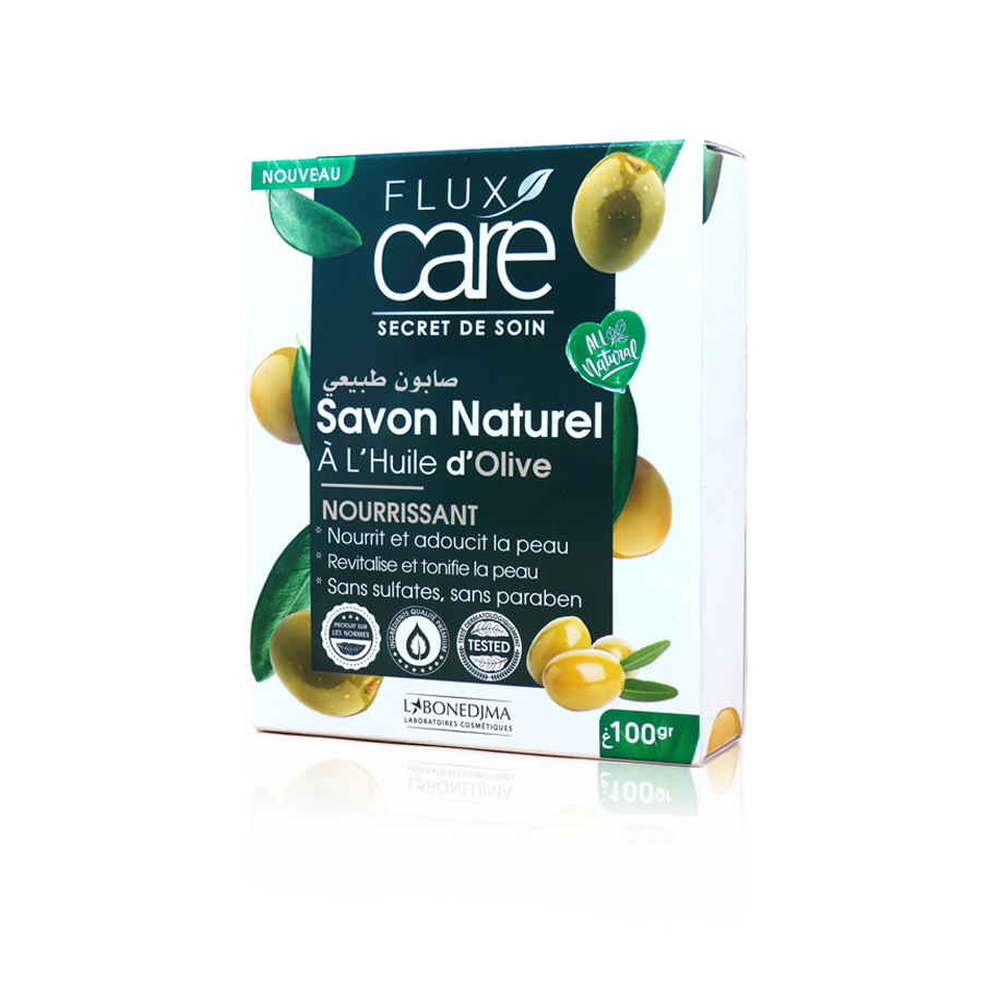 Savon Naturel Flux Care 100 G Olive