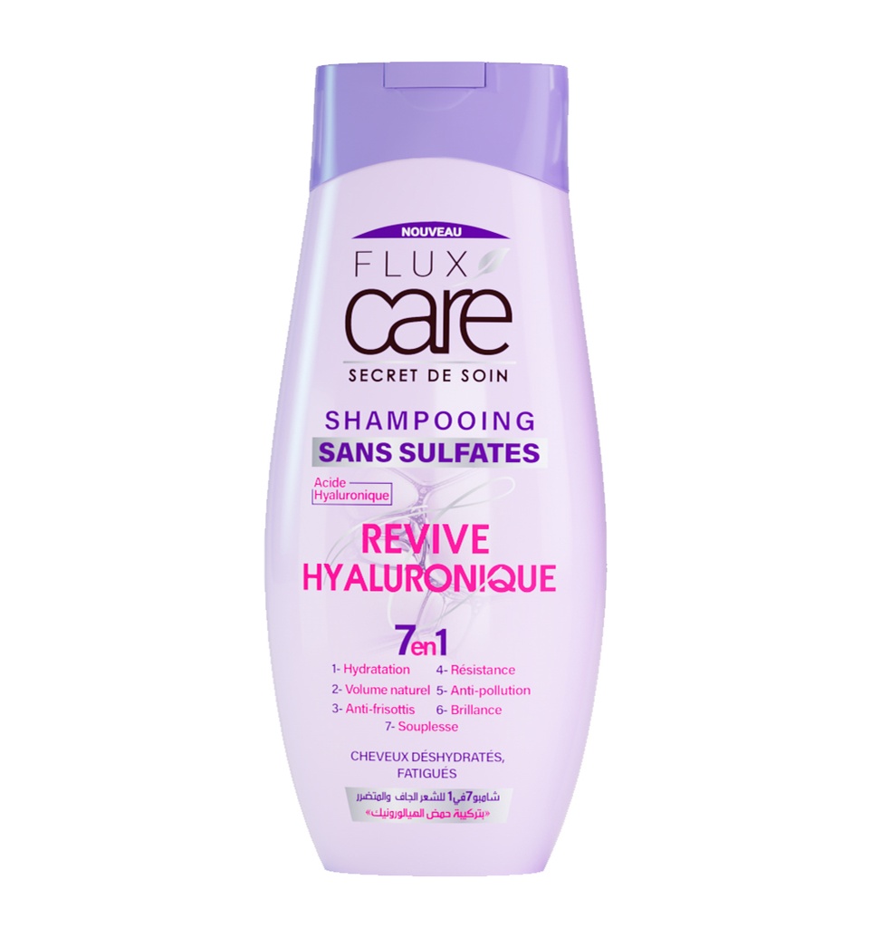 Shampooing Flux Care Sans Sulfate Revive Hyaluronic 265 Ml