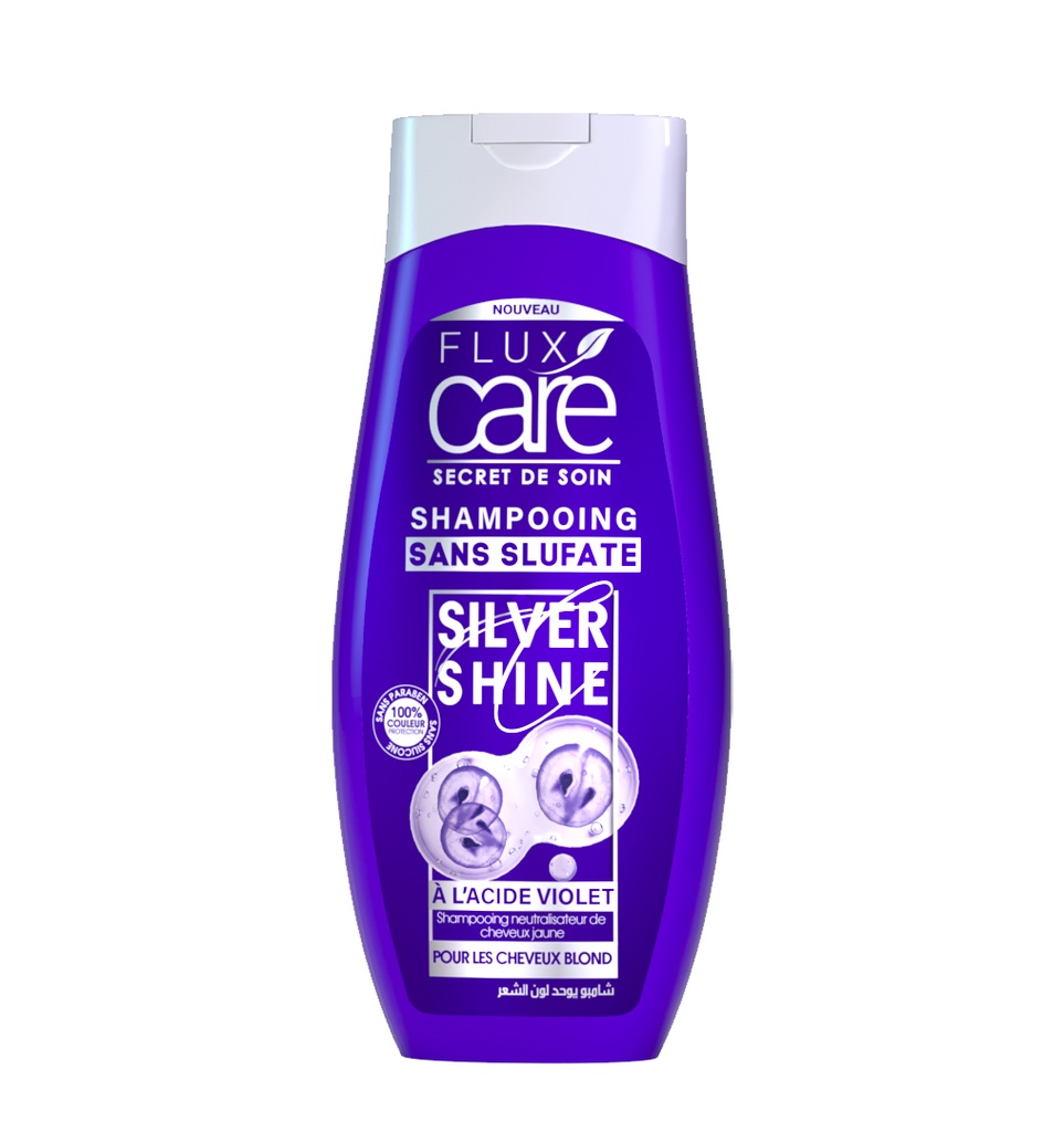 Shampooing Flux Care Sans Sulfate Silver Shine 265 Ml