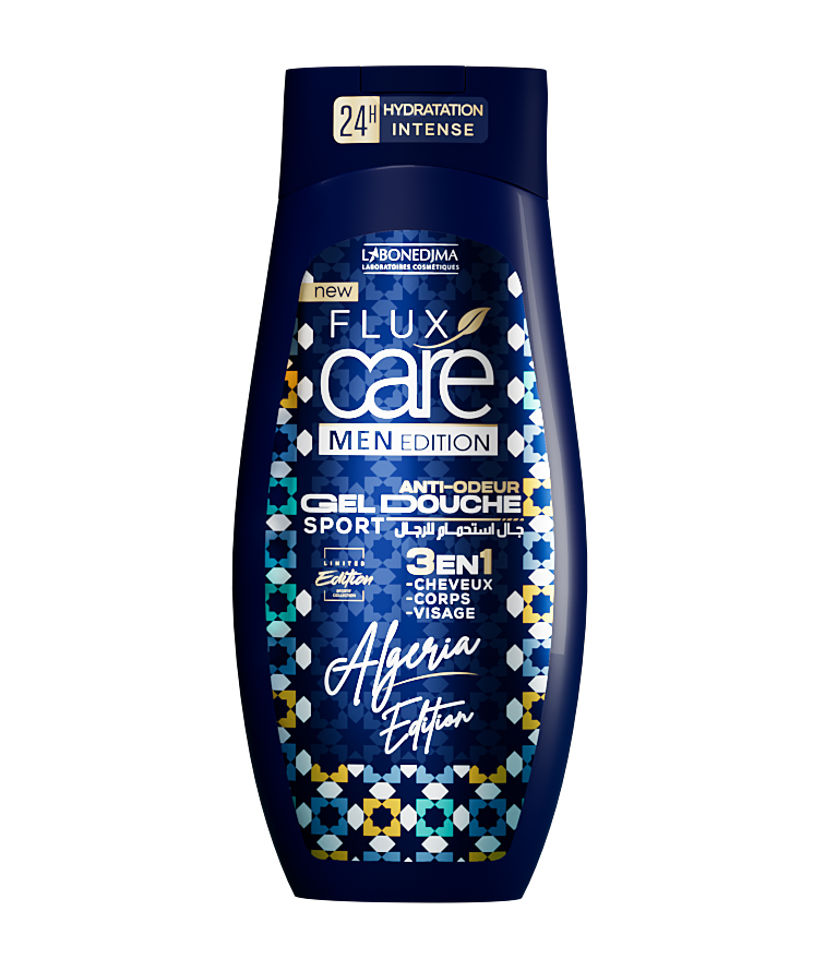 Gel Douche 3En1 Flux Care Men Algeria Edition 265 Ml