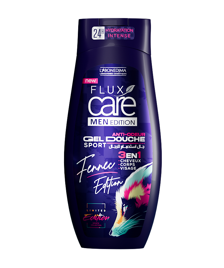 Gel Douche 3En1 Flux Care Men Fennec Edition 265 Ml