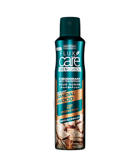 Deodorant Flux Care Men Sandalwood 250 Ml