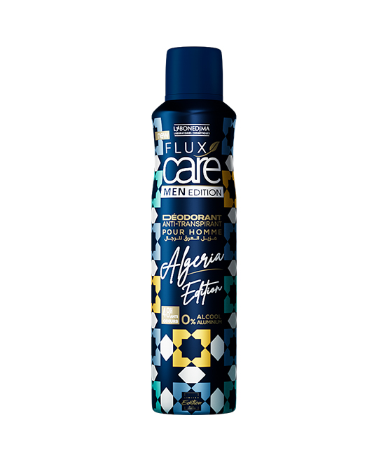 Deodorant Flux Care Men Sans Alcool Algeria Edition 250 Ml