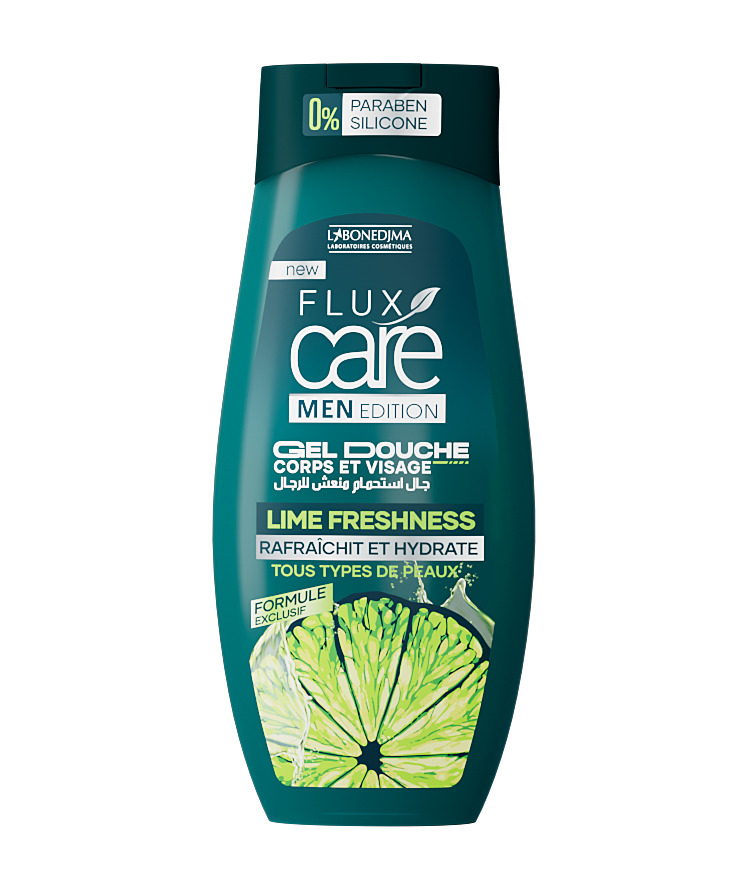 Gel Douche Flux Care Men Lime Freshness 265 Ml