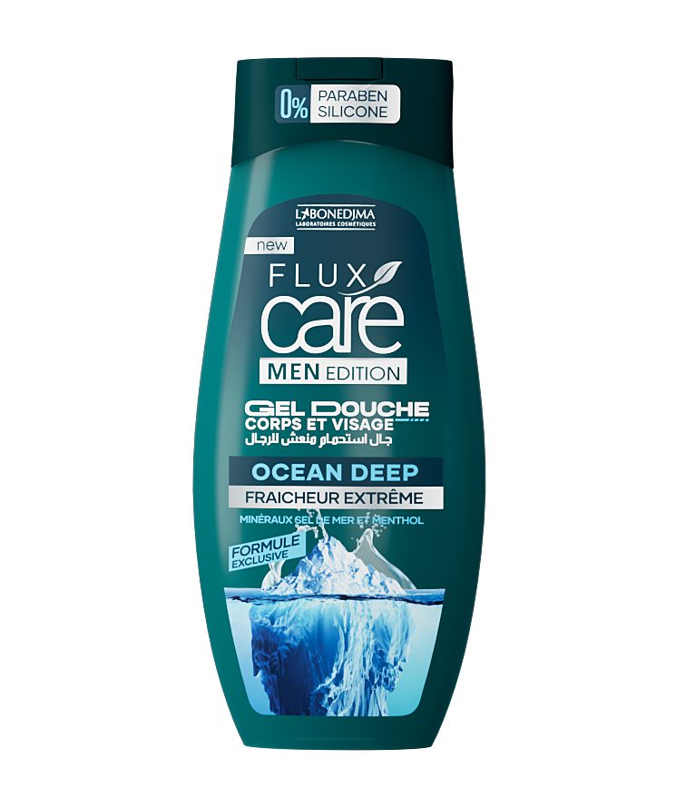 Gel Douche Flux Care Men Ocean Deep 265 Ml