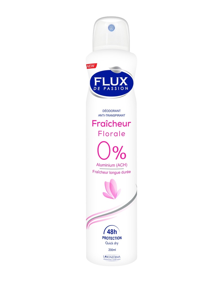 Deodorant Flux Femme Fraicheur Florale 200 Ml