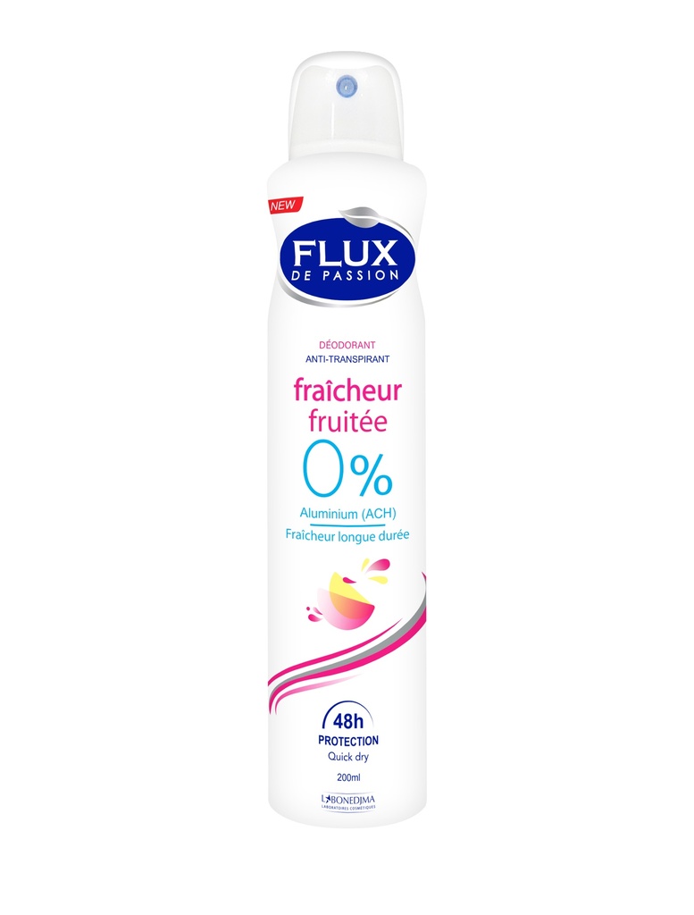 Deodorant Flux Femme Fraicheur Fruitee 200 Ml