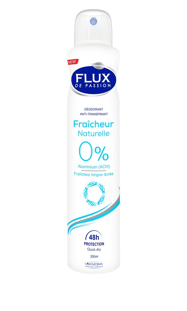 Deodorant Flux Femme Fraicheur Naturelle 200 Ml