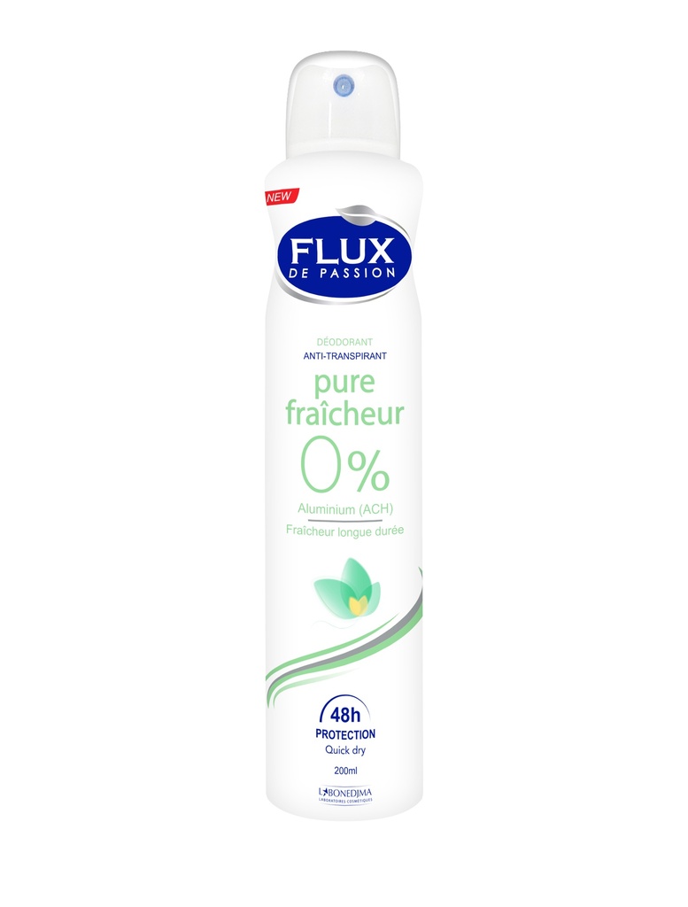 Deodorant Flux Femme Pure Fraicheur 200 Ml