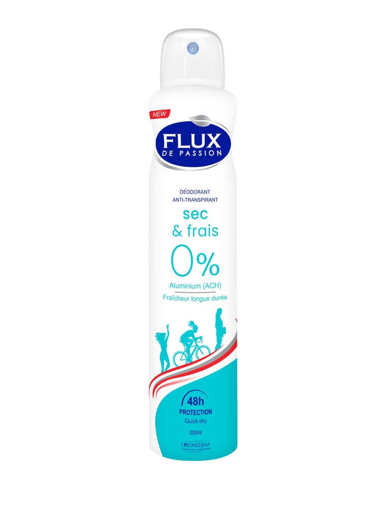 Deodorant Flux Femme Sec & Frais 200 Ml