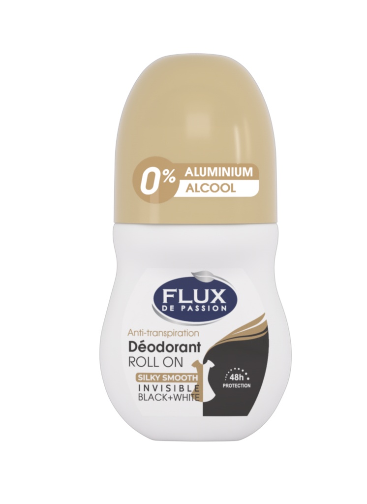 Roll On Flux Black And White Silky Smooth 60 Ml