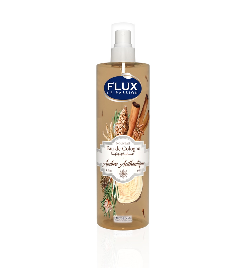 Eau De Cologne Flux 400 Ml Ambre Authentique