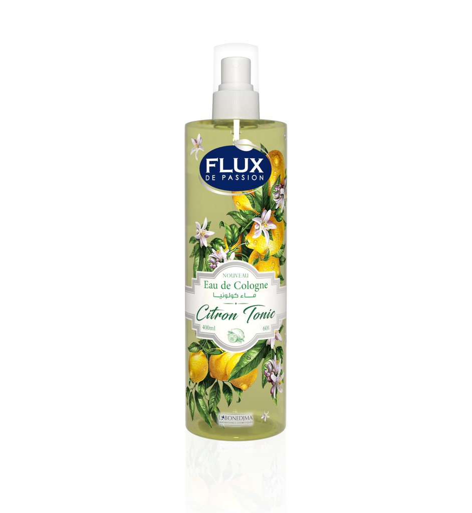 Eau De Cologne Flux 400 Ml Citron Tonic