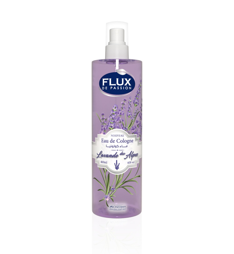 Eau De Cologne Flux 400 Ml Lavande Des Alpes