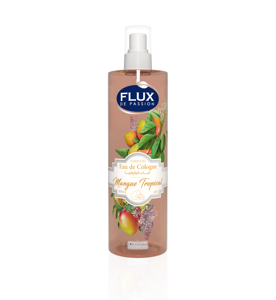 Eau De Cologne Flux 400 Ml Mangue Tropical