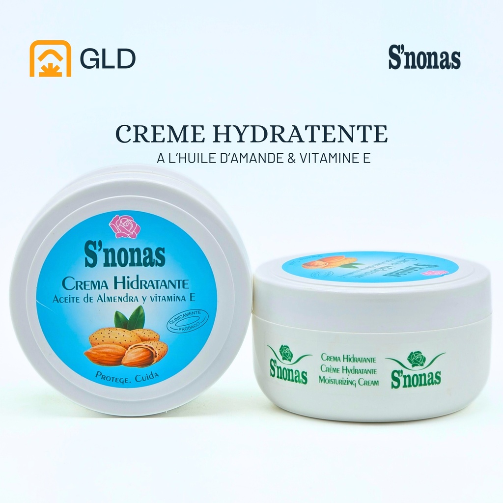 Crème S'nonas Huile D'Amandes 200 Ml