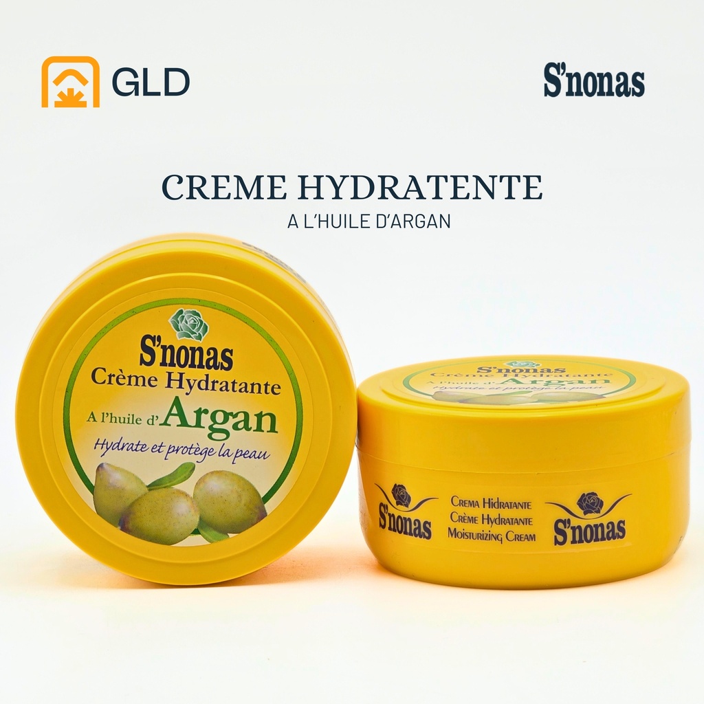 Crème Huile D'Argan S'nonas 200 Ml