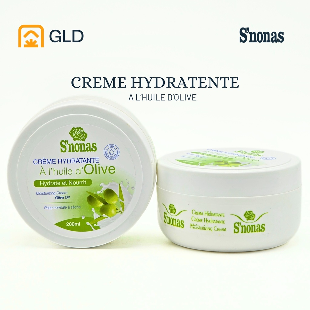 Crème S'nonas Huile D'Olives 200 Ml