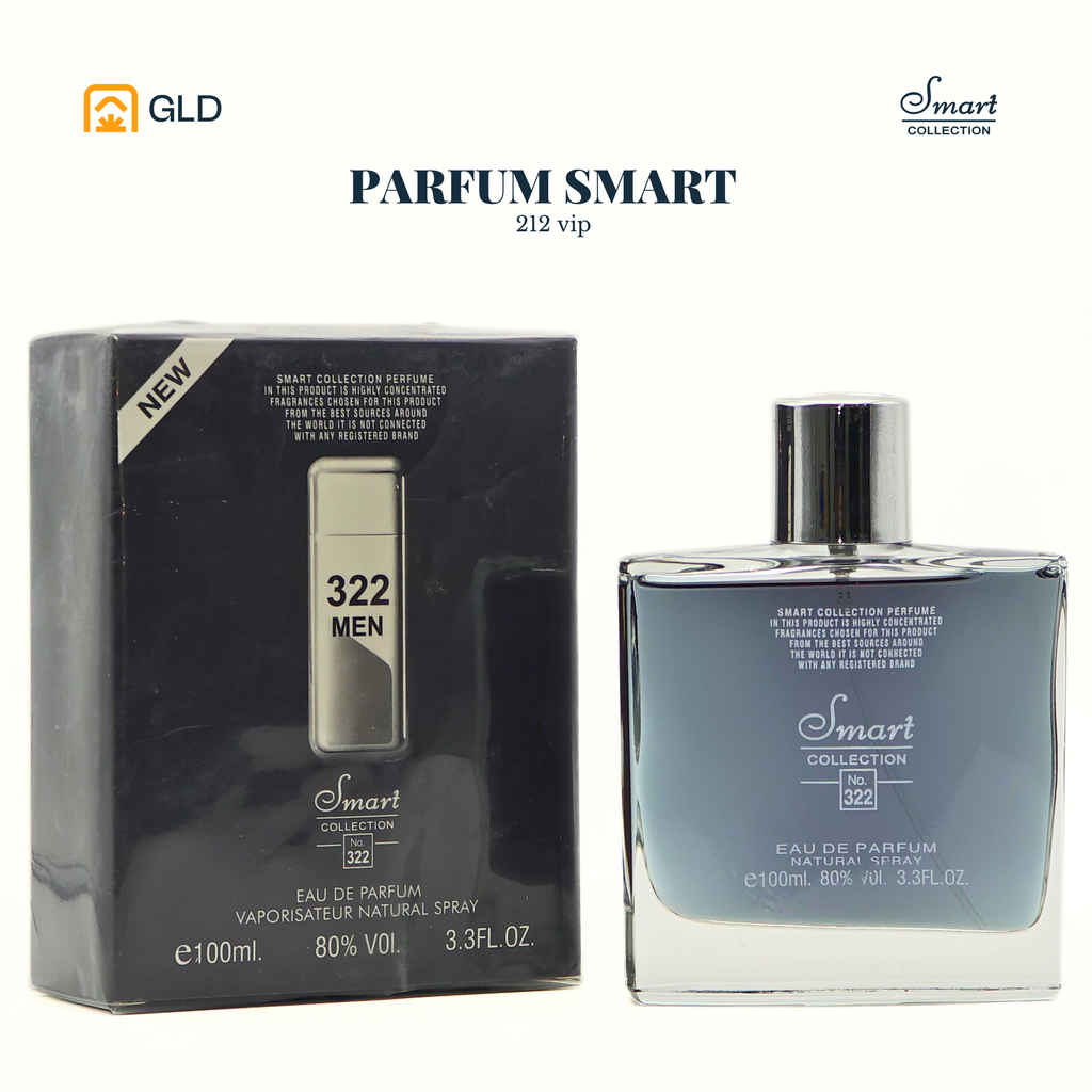 Eau De toilette Smart Collection N°322 Men 212 Vip 100 Ml