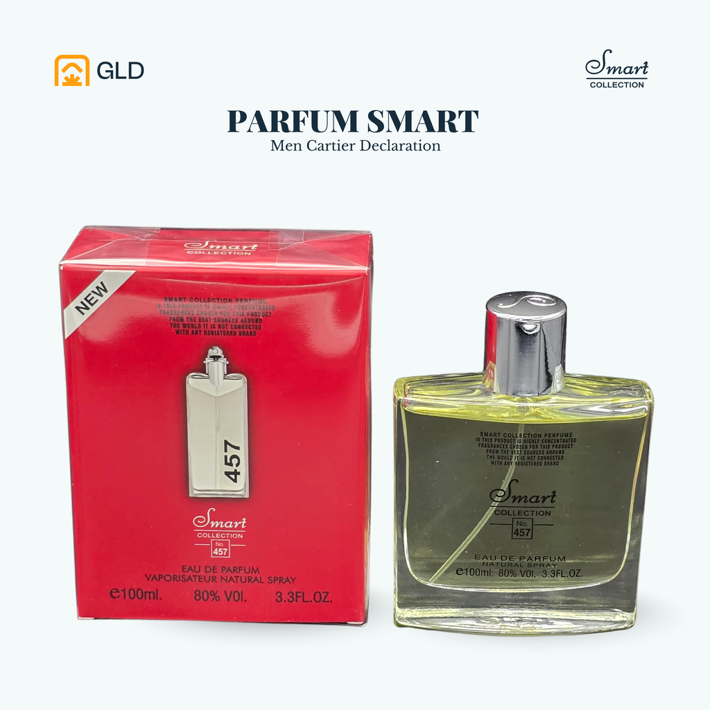 Eau De toilette Smart Collection Men N°457 Cartier Declaration 100 Ml