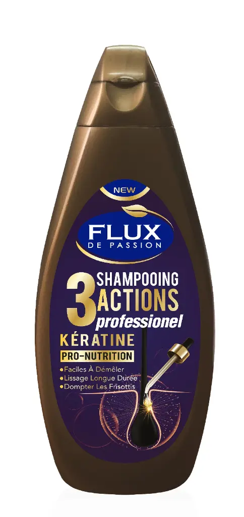 Shampooing Flux 425Ml 3 Actions Keratine