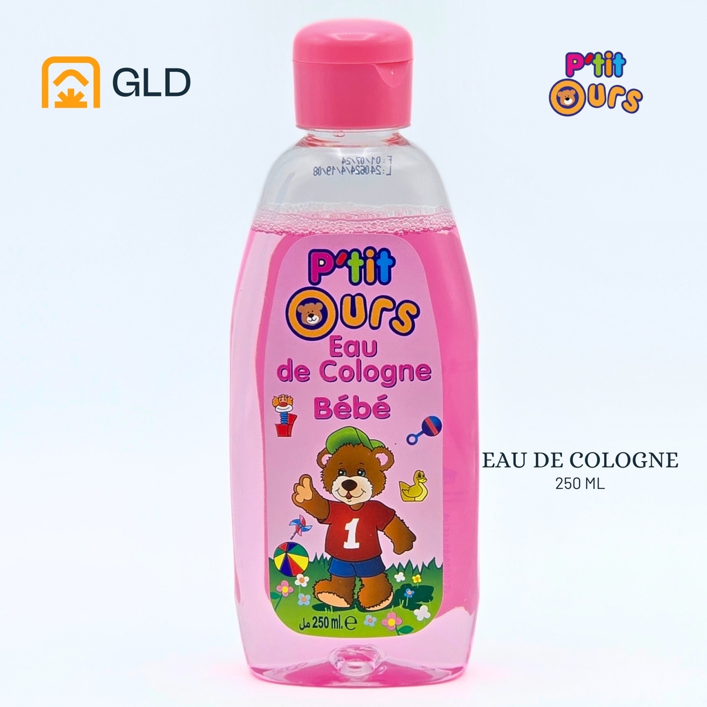 Eau De Cologne Bébé P'tit Ours Rose 250 Ml