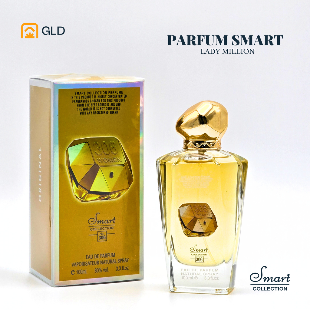 Eau De toilette Smart Collection Women N°306 Lady Million 100 Ml