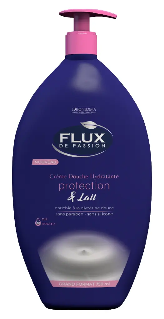 Gel Douche Flux 750 Ml Protection Et Lait
