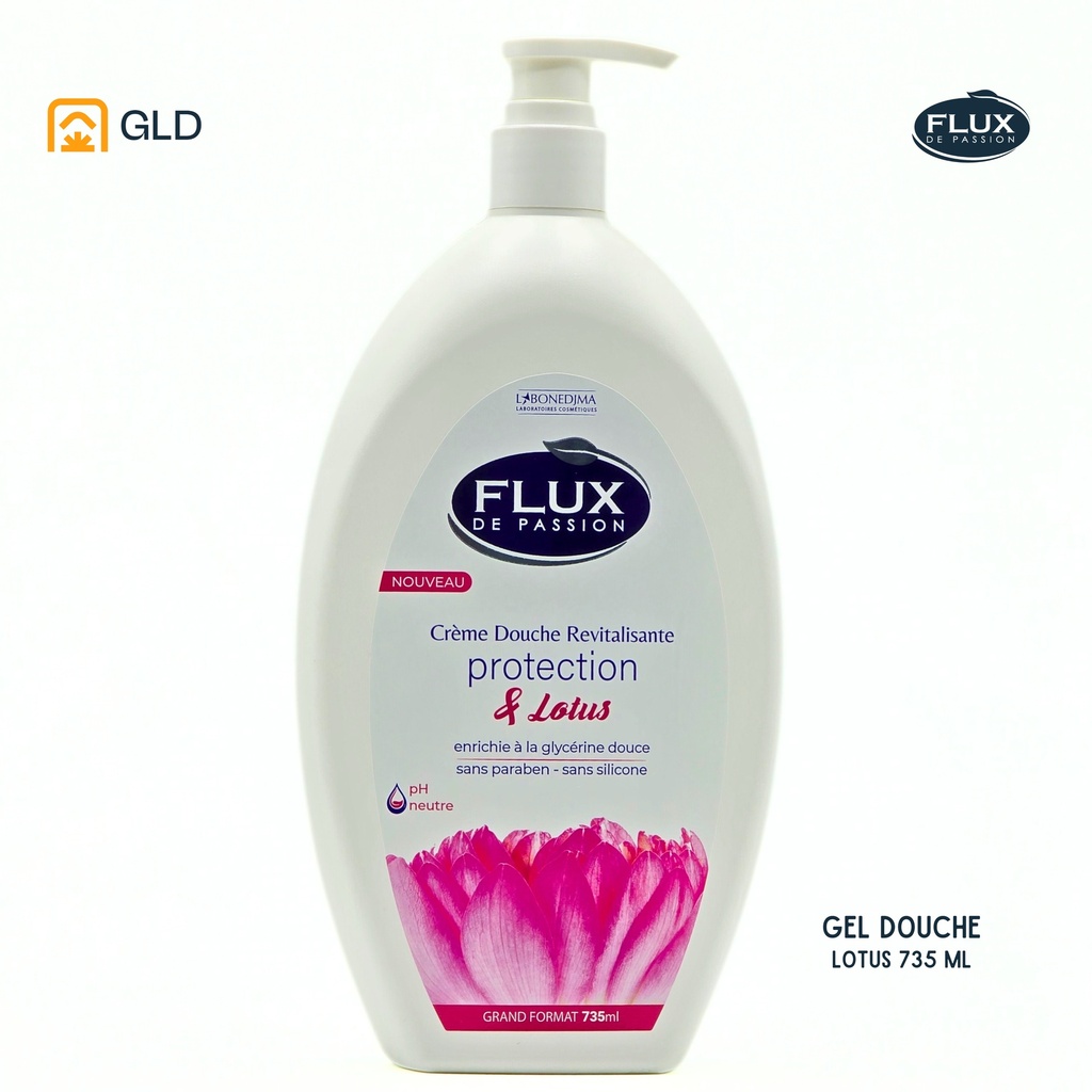 Gel Douche Flux Protection Et Lotus 735 Ml