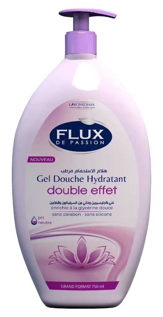Gel Douche Flux Double Effet 750 Ml