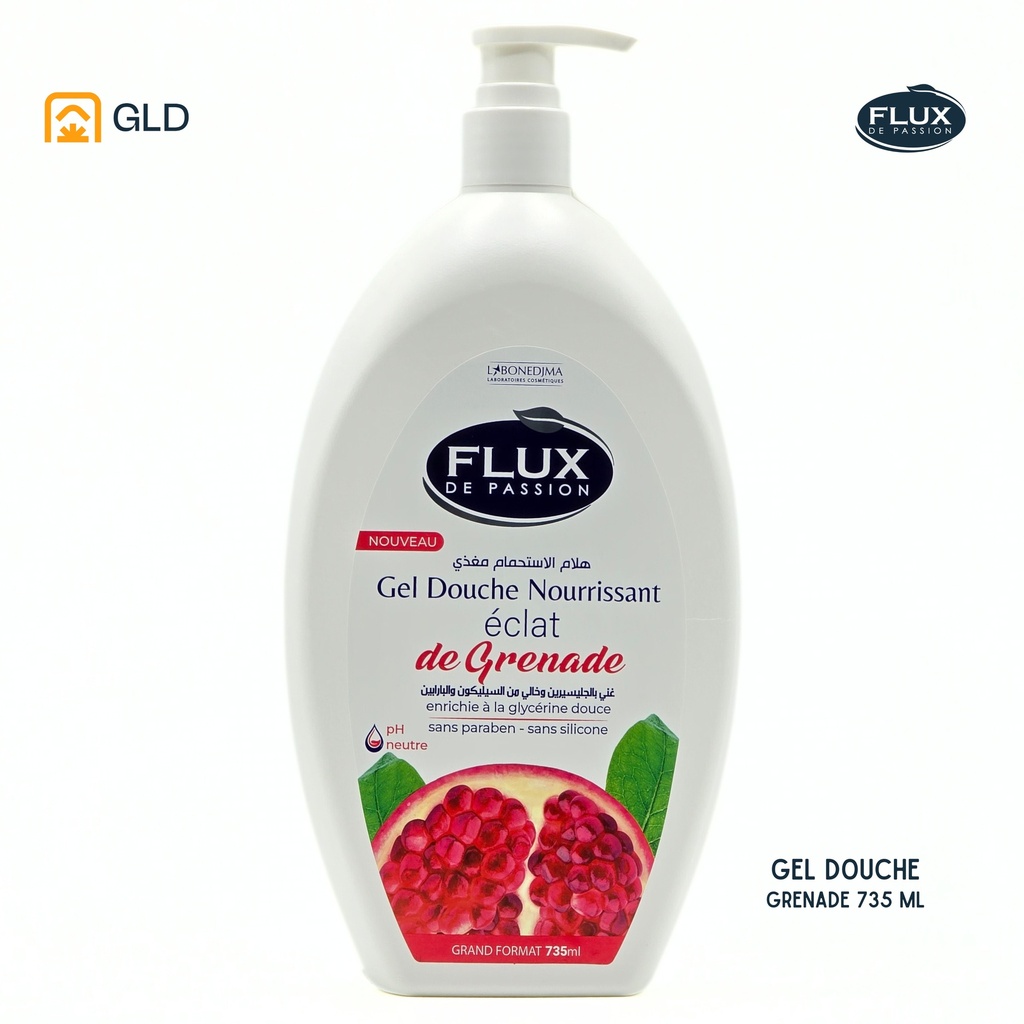 Gel Douche Flux Eclat De Grenade 735 Ml