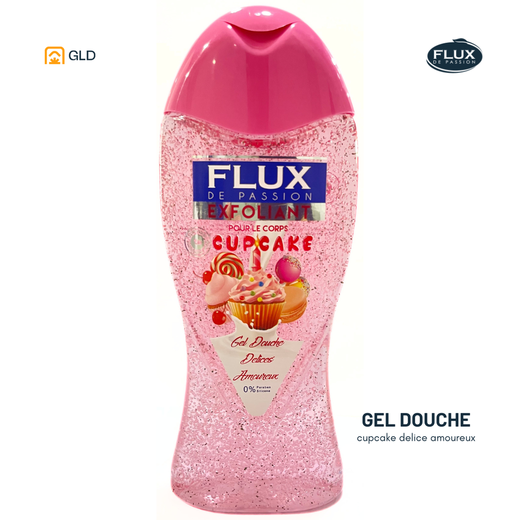 Gel Douche Flux Exfoliant Cupcake Delices Amoureux